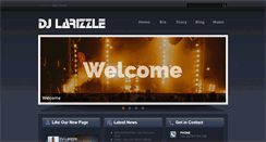 Desktop Screenshot of djlarizzle.com