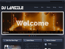 Tablet Screenshot of djlarizzle.com